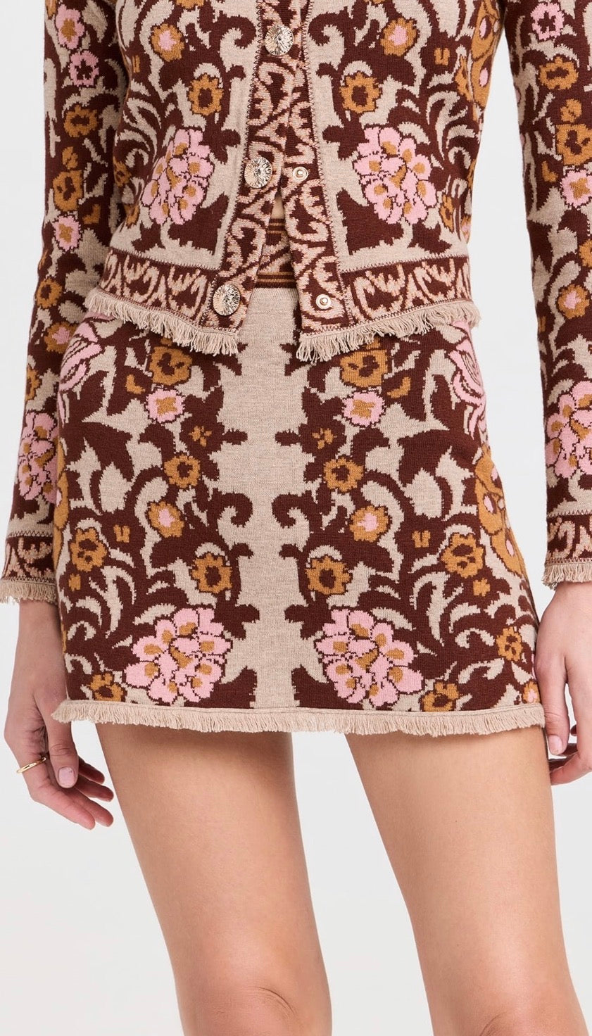 Cara Cara Lindy Skirt - Bogata Scarf Blush