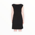 Joseph Ribkoff Woven Grommet Shift Dress - Black