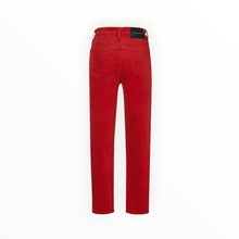 Coût De La Liberté Elle Stretch Cord HR Skinny Button Fly - Red
