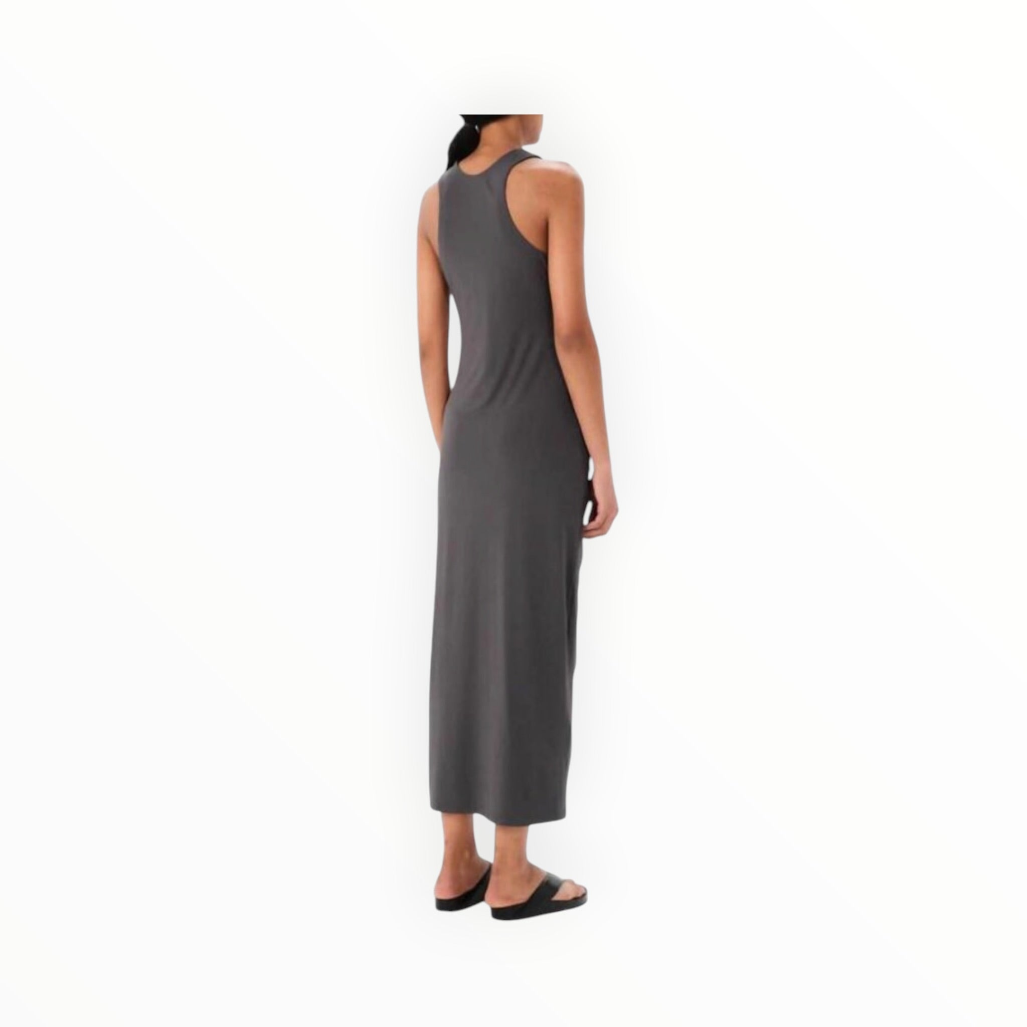 Maria Cher Ceibo Francine Midi Dres - Charcoal