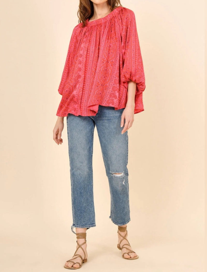 Omika Fitzgerald Blouse - Salania Tart