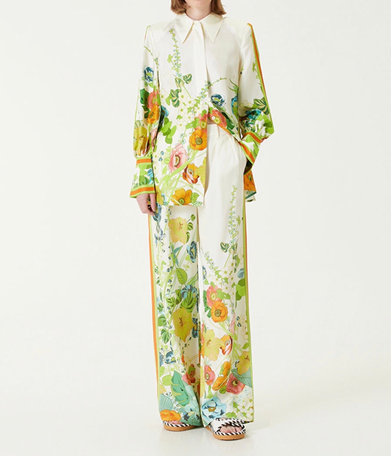 ALÉMAIS Constance Pant - Cream Floral