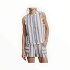 Melissa Nepton Layana Top - Denim Blue Stripe