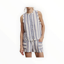 Melissa Nepton Layana Top - Denim Blue Stripe