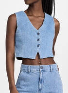 LE JEAN Ella Waistcoat Vest - Sweet Summer