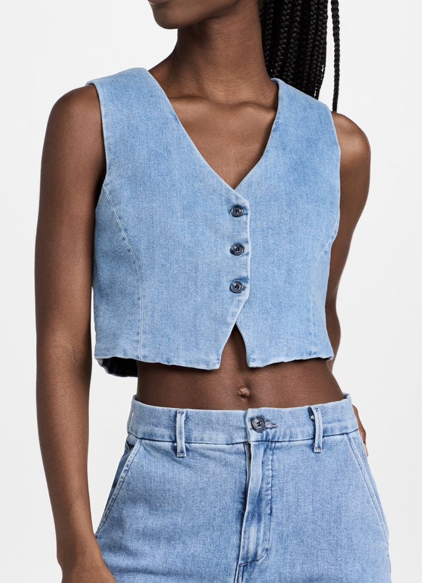 LE JEAN Ella Waistcoat Vest - Sweet Summer