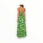 alice + olivia Karolina Halter Dress - Sun Palm/Off White