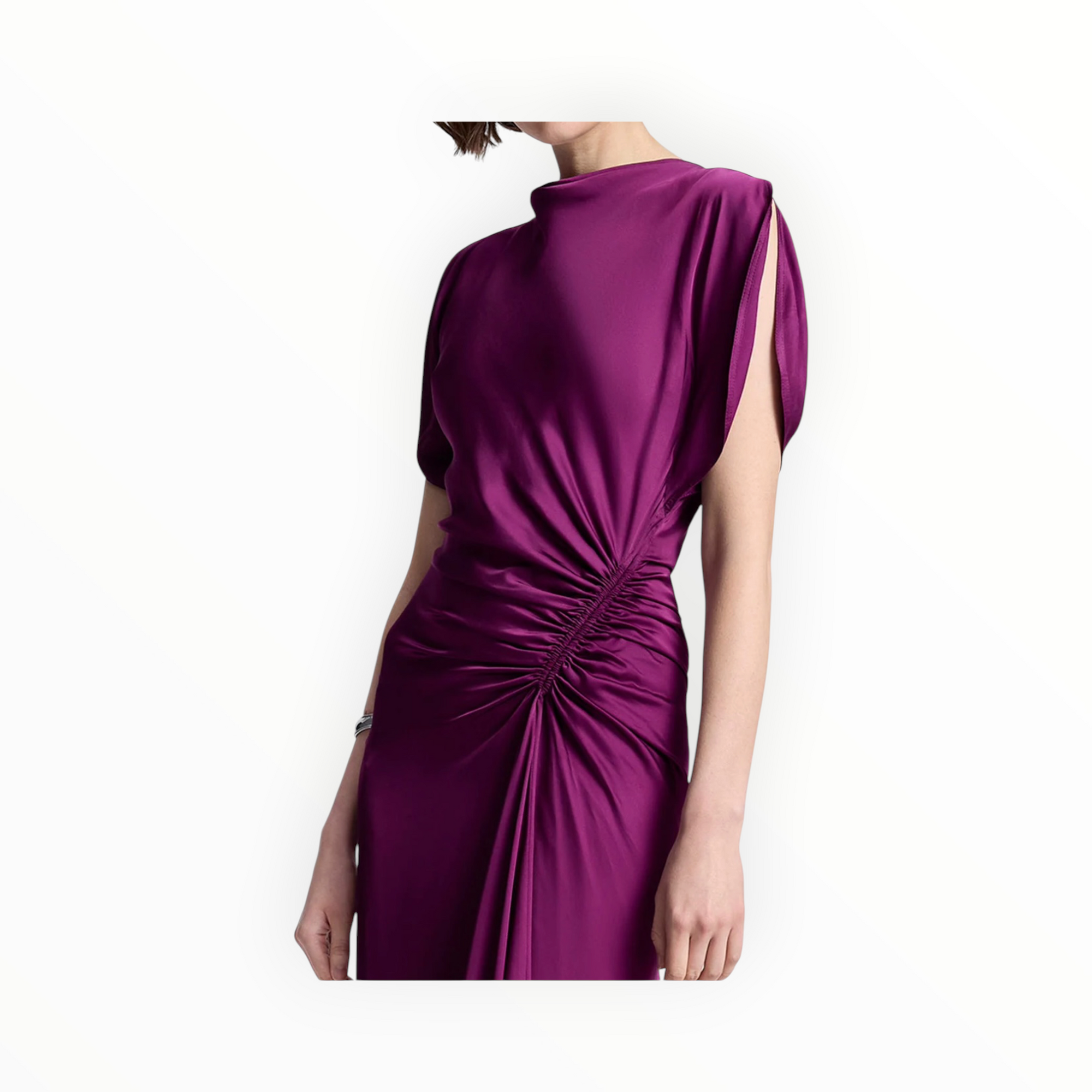 A.L.C. Nadia Satin Gown - Jewel