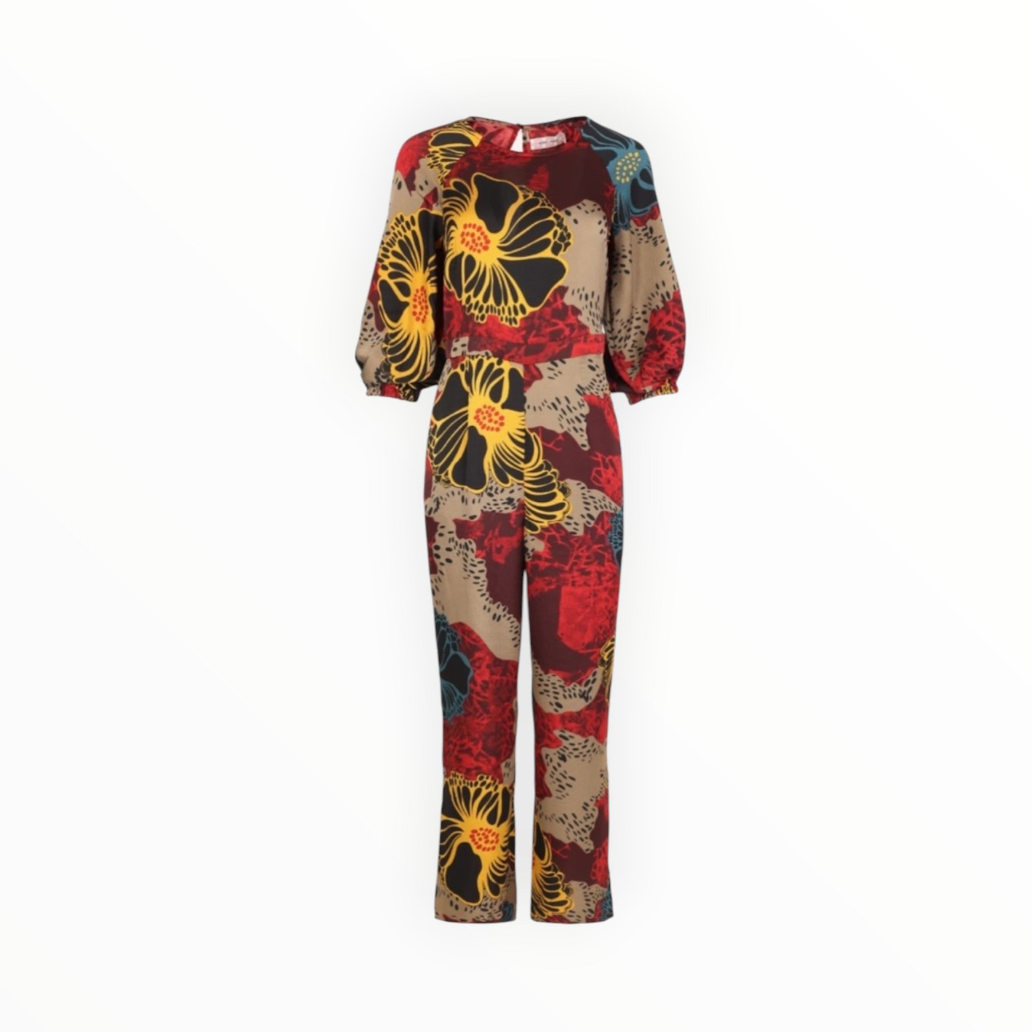 Traffic People Into My Arms Floral Jumpsuit