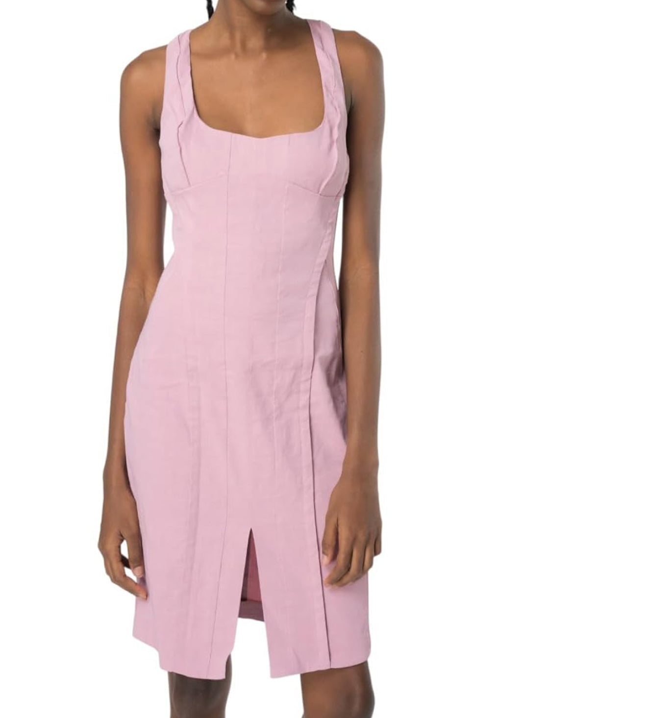 PINKO Alfeo Linen Dress - Pink