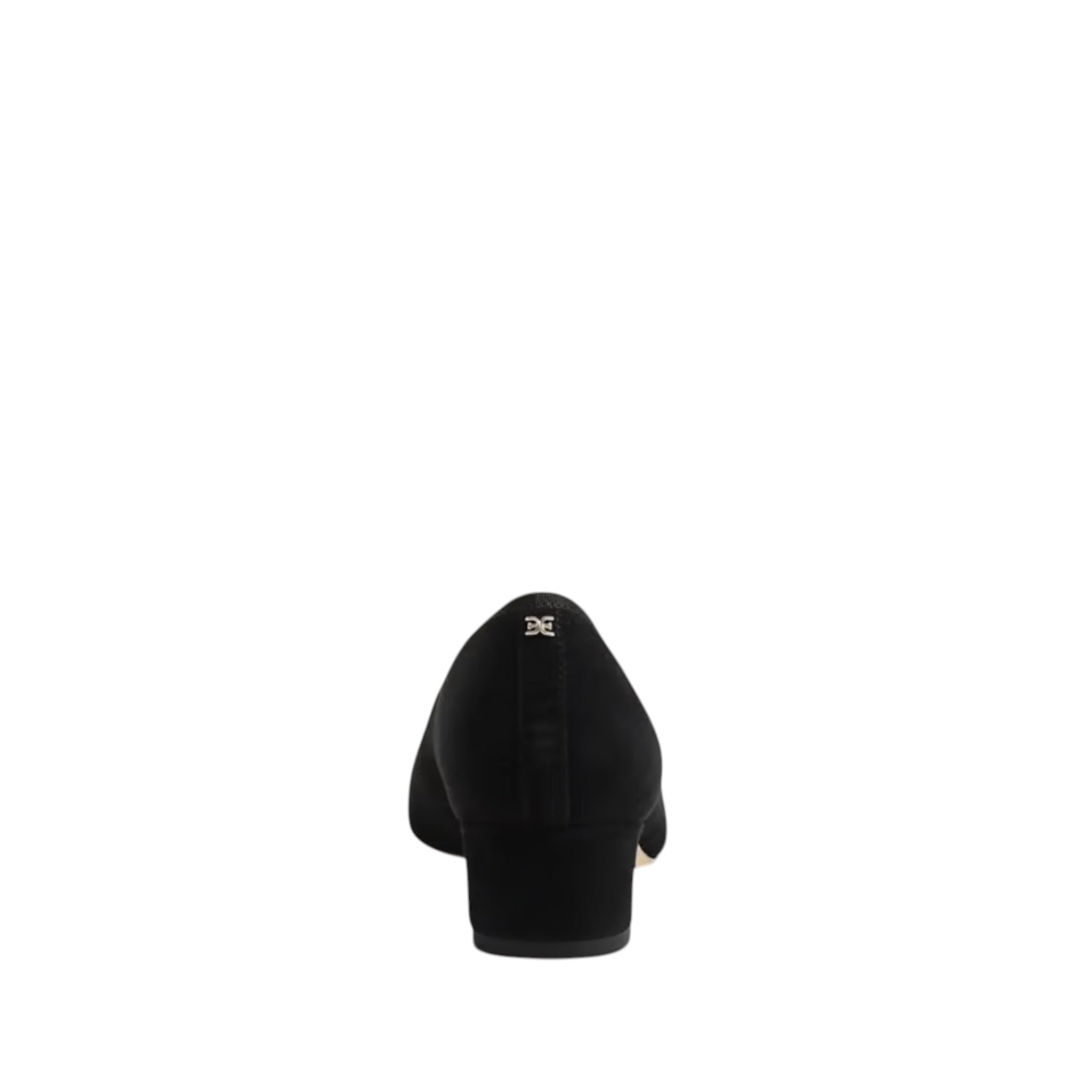 Sam Edelman Rinda Pointed Toe Ballet Heel - Black Suede