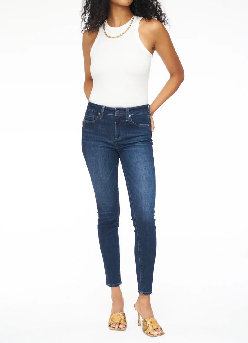 Pistola Audrey Mid Rise Skinny Jeans - Campus