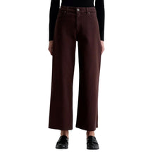 AG Jeans Saige Wide Leg Crop - Coffee Bean