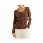 One Grey Day Romi Cardigan - Saddle