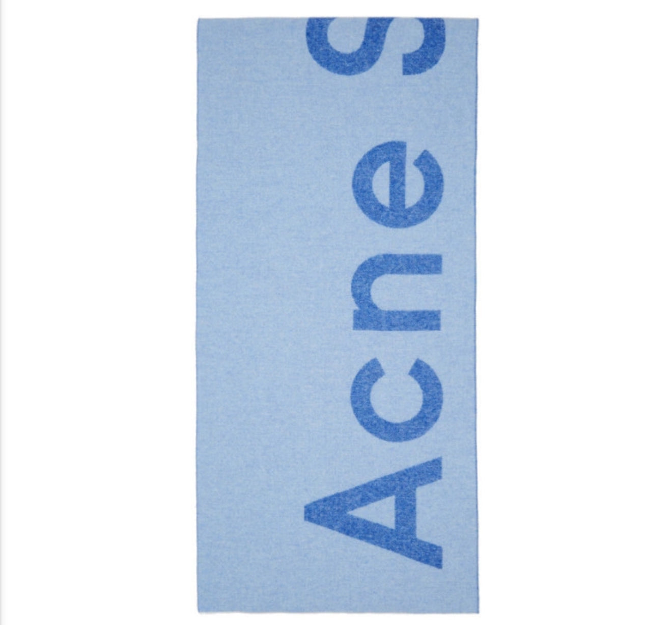Acne Studios Blue Toronty Scarf