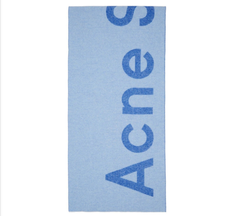 Acne Studios Blue Toronty Scarf