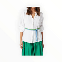 XiRENA Ombre Rope Belt - Aqua Palm