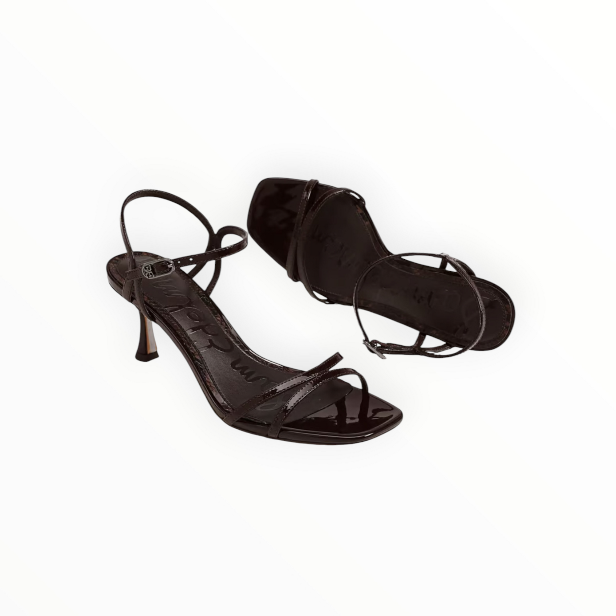 Sam Edelman Presley Strappy Kitten Heel - Chocolate