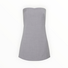 St. Agni Wool Column Tunic - Grey
