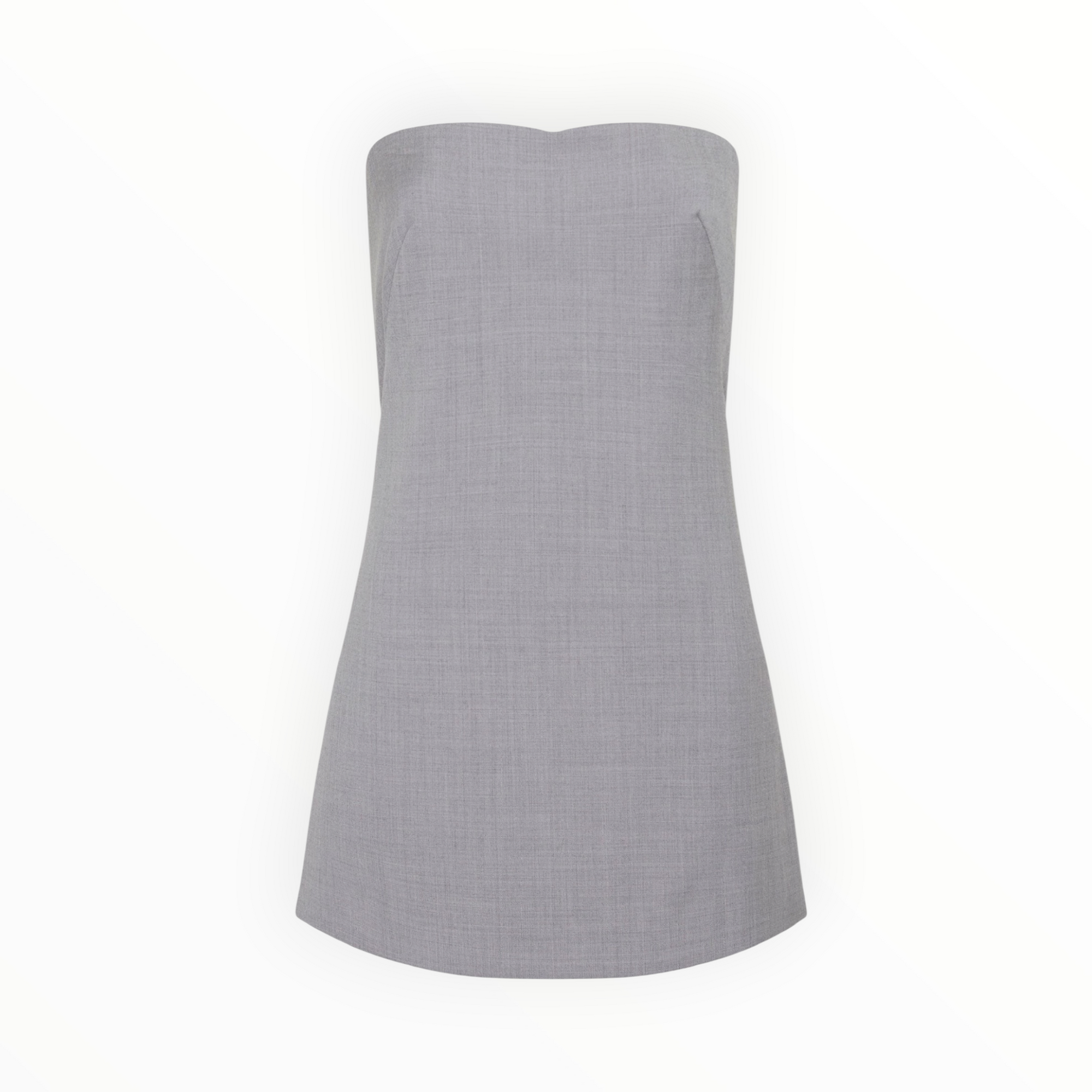 St. Agni Wool Column Tunic - Grey