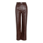 Pistola Cassie Super High Rise Straight - Tobacco Cognac