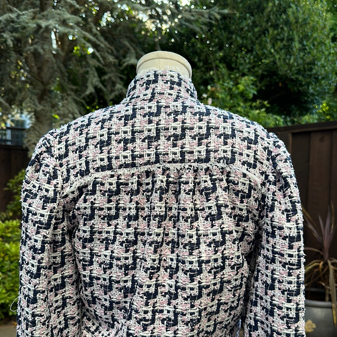 Christy Lynn Karin Jacket - Pink Tweed