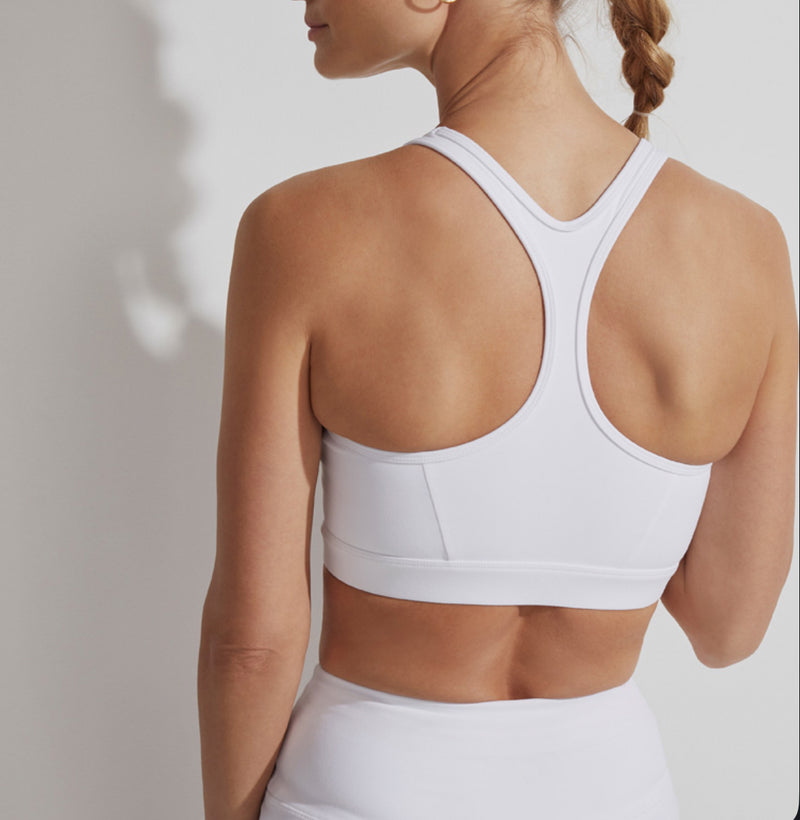 Varley Let's Go Park Bra - White