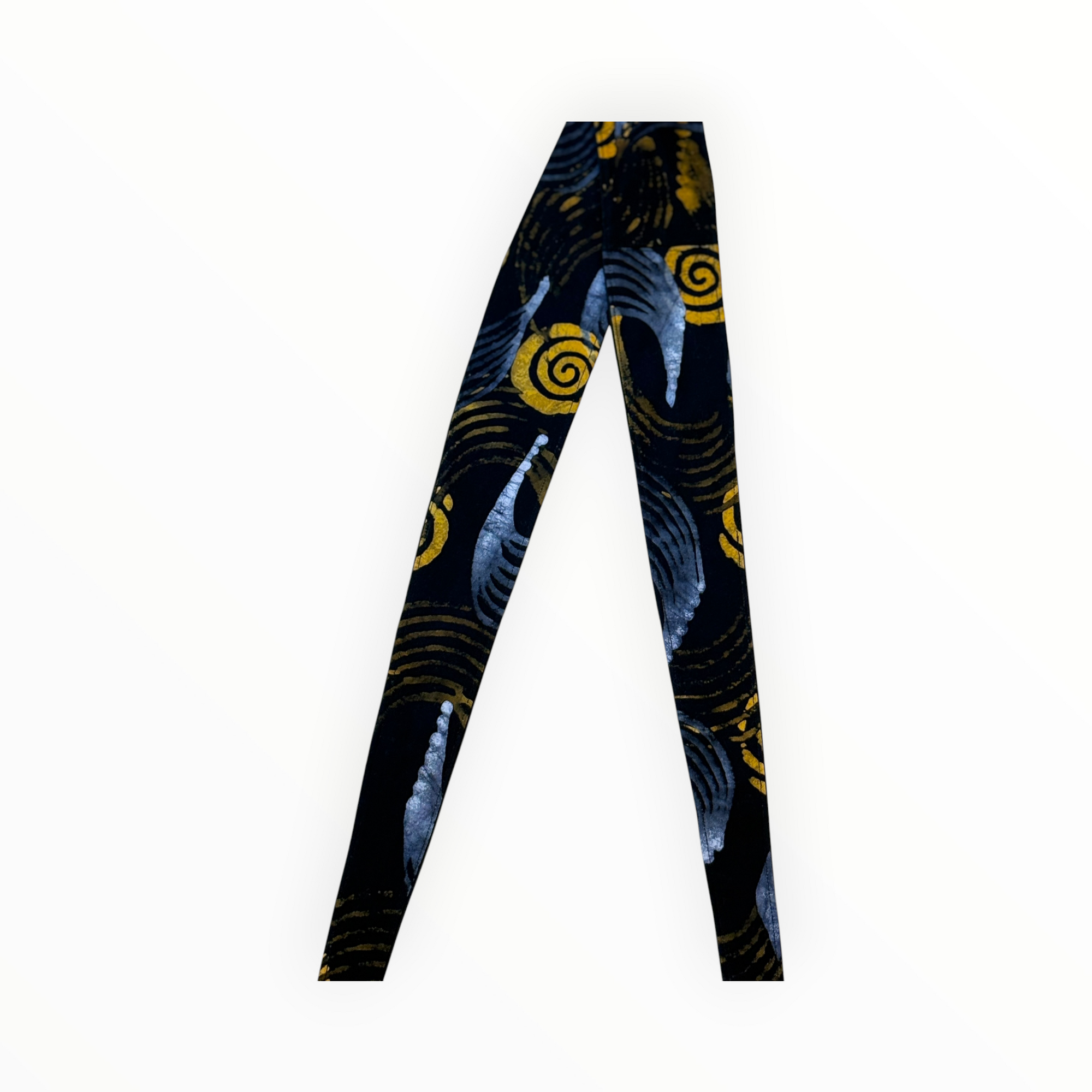rw&a clothing Kitenge Tie Belt - Black