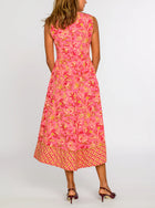 Elizabeth James The Label Claire Dress in Grandeur Cherry