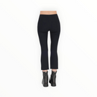 Elaine Kim Mitra Tech Stretch Cropped Side Zip Pant - Black