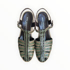 Pons Quintana Rolex Platform Sandal - Green/Tan