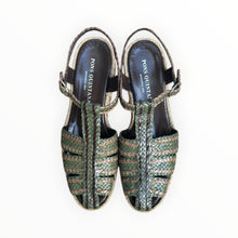 Pons Quintana Rolex Platform Sandal - Green/Tan