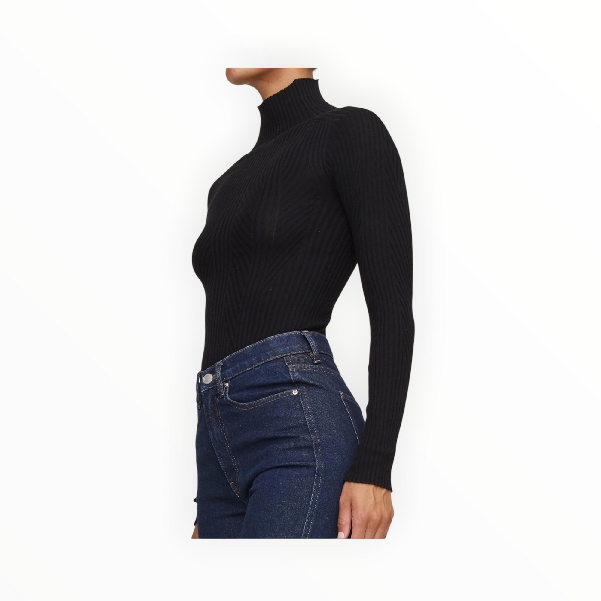 DL1961 Turtleneck Sweater - Black