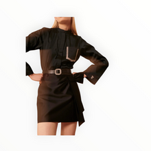 Tara Jarmon Jaba Satin Skirt - Black