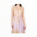 Christy Lynn Christian Dress- Falling Floral Mauve