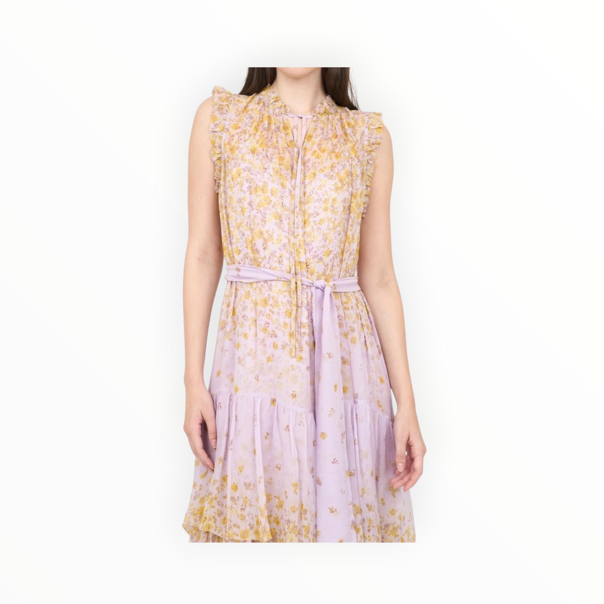 Christy Lynn Christian Dress- Falling Floral Mauve