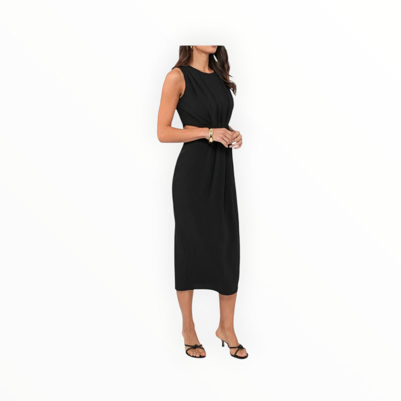 Greylin Ednis Midi Dress - Black