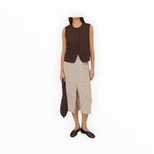 Yerse EcoVero™ Floral Print Skirt - Ecru