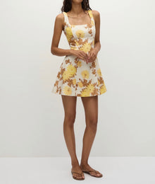 Faithful the Brand Felice Mini Dress - Midsummer Floral