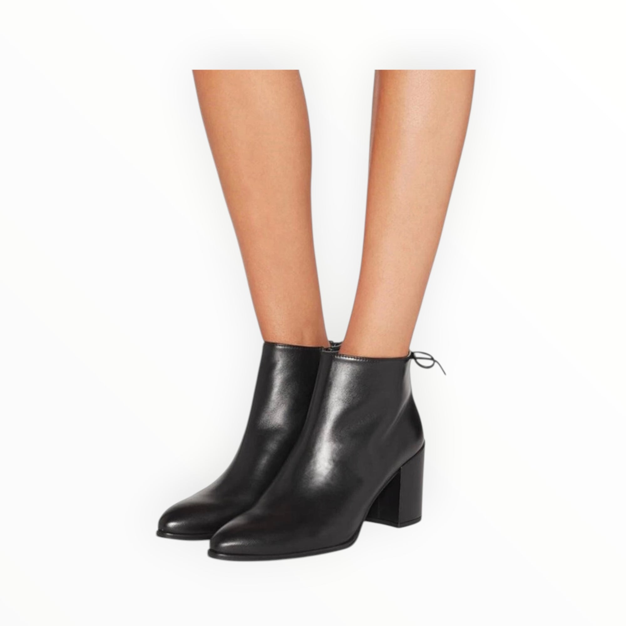 Stuart Weitzman Lofty Ankle Boot - Black Calf