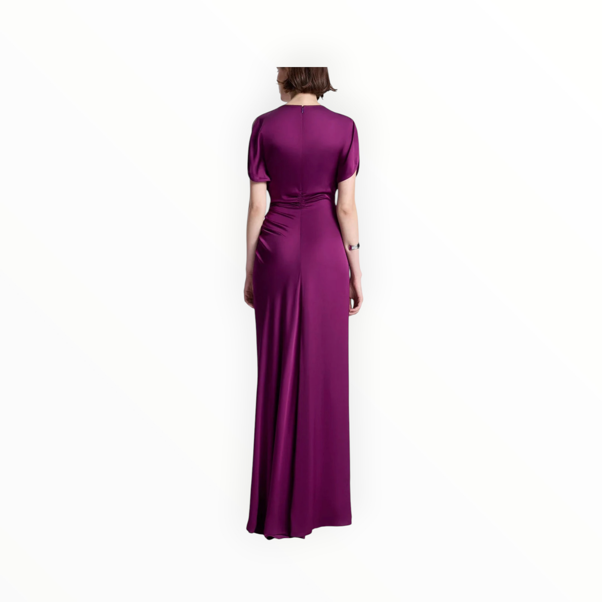 A.L.C. Nadia Satin Gown - Jewel