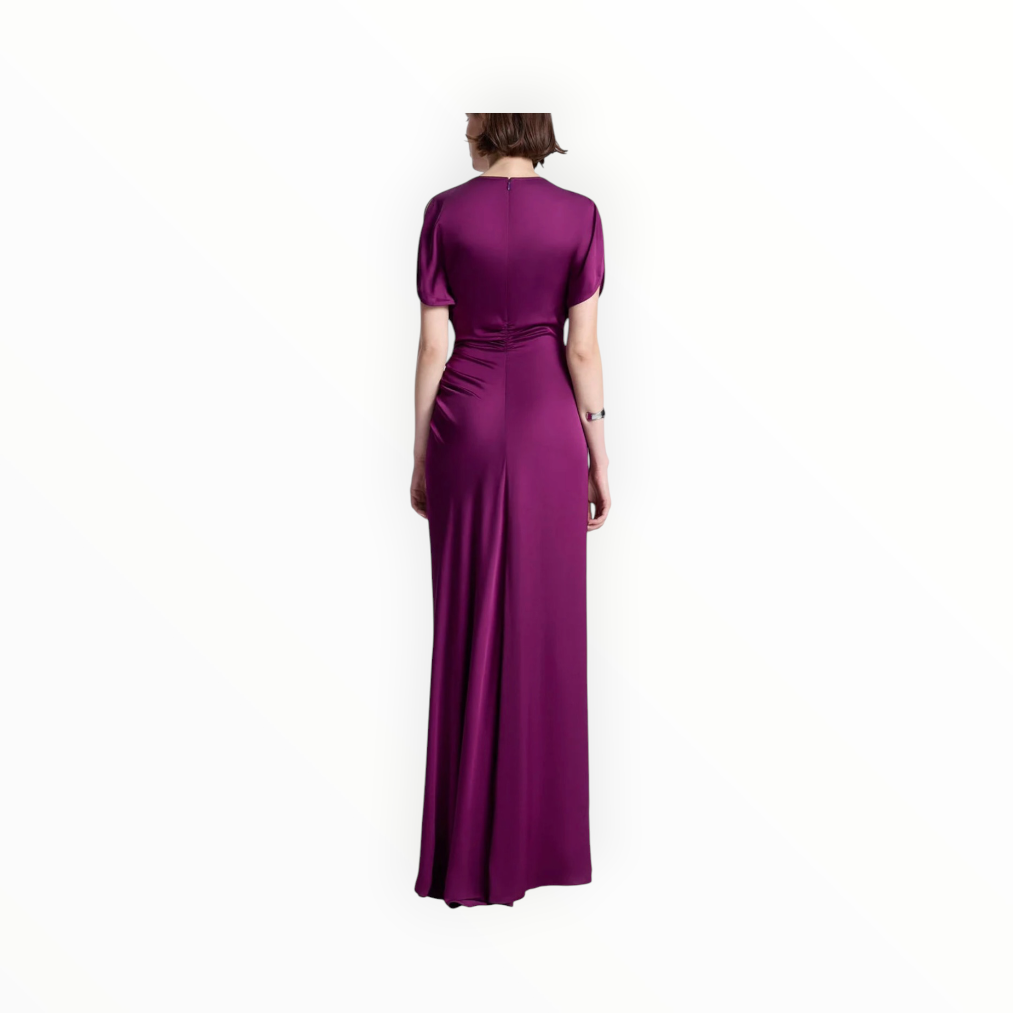A.L.C. Nadia Satin Gown - Jewel