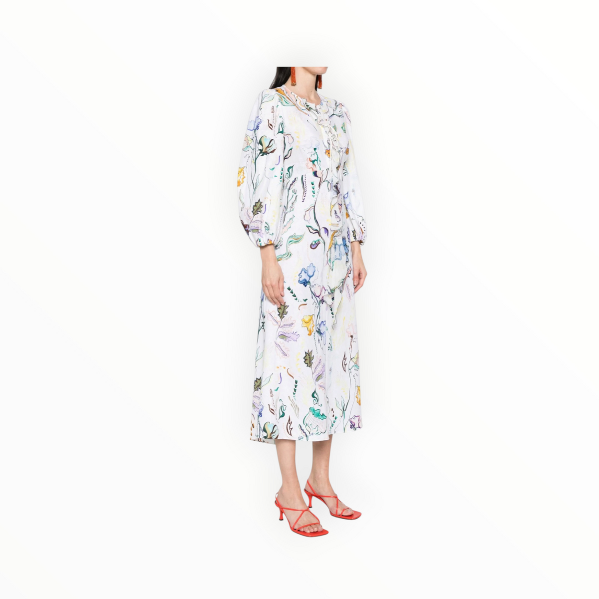 Dorothee Schumacher Floral Power Dress - White