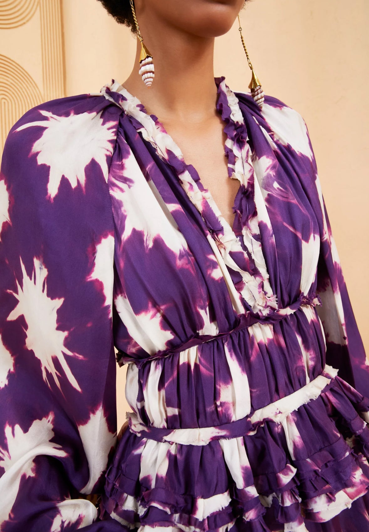 Ulla Johnson Emery Dress - Cassis Blur