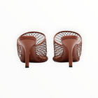 Lola Cruz Ruby Mule 85 - Terracotta