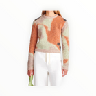 Nanushka Fanni Brushed-Alpaca Sweater - Smudged Graffiti