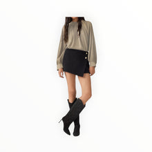 ba&sh Neil Long Sleeve Blouse - Khaki