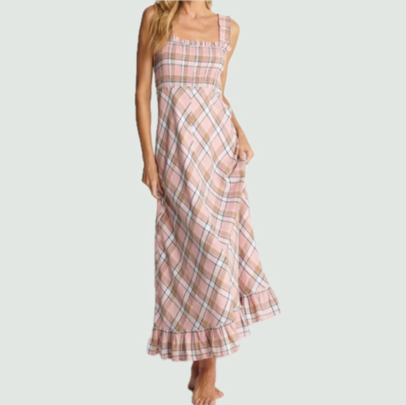 sundays Beau Dress - Crystal Plaid
