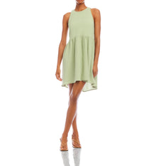 Fifteen Twenty Cianni Tie Neck Dress - Sage