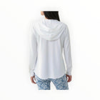 Joseph Ribkoff Hooded Blouse - White